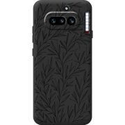 Чорний чохол BoxFace Nothing Phone (4a) Leaves