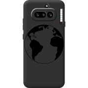 Чорний чохол BoxFace Nothing Phone (4a) Earth