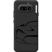 Чорний чохол BoxFace Nothing Phone (4a) Sportcar