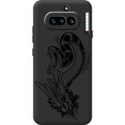 Чорний чохол BoxFace Nothing Phone (4a) Snake