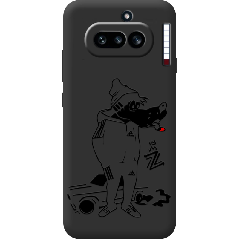 Чорний чохол BoxFace Nothing Phone (4a) 