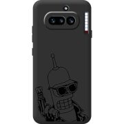 Чорний чохол BoxFace Nothing Phone (4a) 