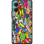 Чохол BoxFace Tecno Go 3 Multicolored Inscriptions