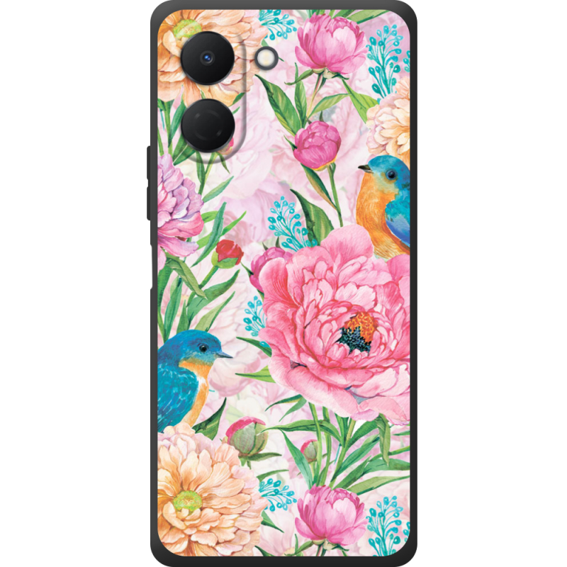 Чохол BoxFace Tecno Go 3 Birds in Flowers