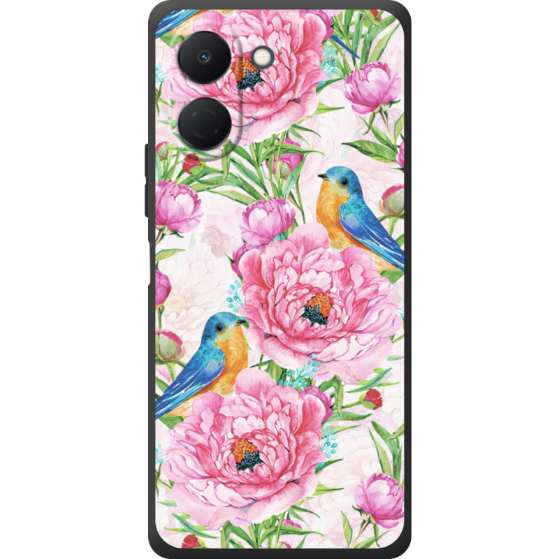 Чохол BoxFace Tecno Go 3 Birds and Flowers