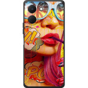 Чохол BoxFace Tecno Go 3 Yellow Girl Pop Art
