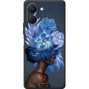 Чохол BoxFace Tecno Go 3 Exquisite Blue Flowers