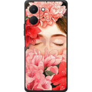 Чохол BoxFace Tecno Go 3 Girl in Flowers