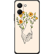 Чохол BoxFace Tecno Go 3 Flower Hands