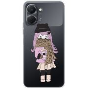 Прозорий чохол BoxFace Tecno Spark Go 3 Winter Morning Girl