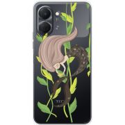 Прозорий чохол BoxFace Tecno Spark Go 3 Cute Mermaid