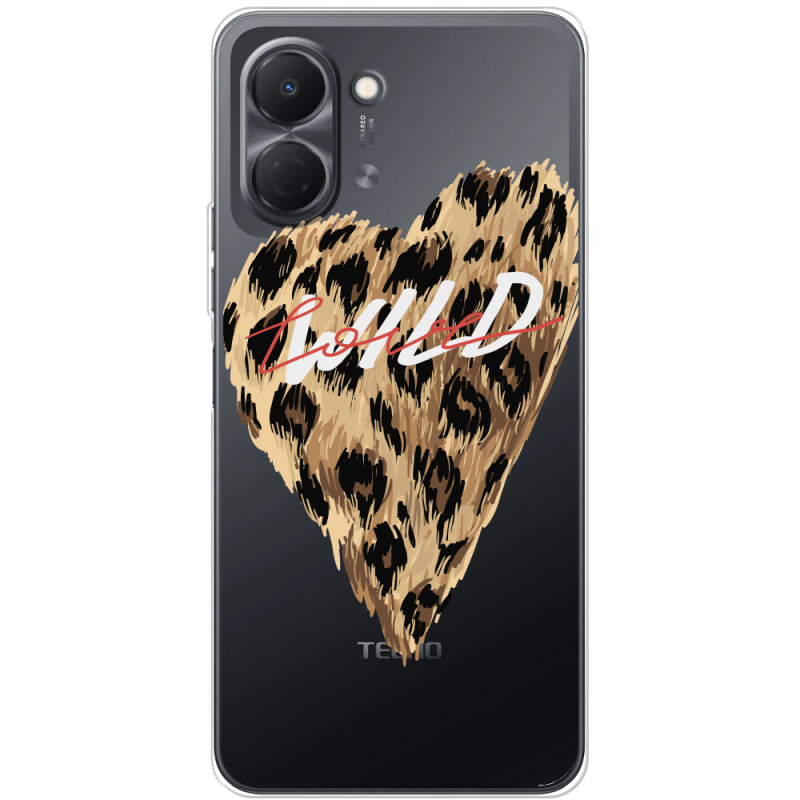 Прозорий чохол BoxFace Tecno Spark Go 3 Wild Love