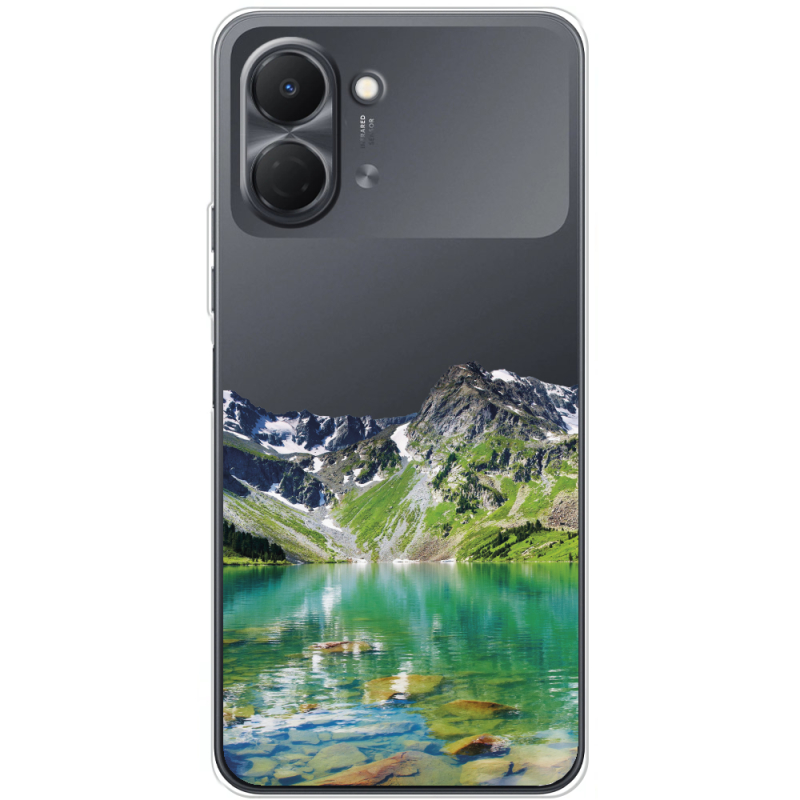 Прозорий чохол BoxFace Tecno Spark Go 3 Green Mountain