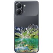 Прозорий чохол BoxFace Tecno Spark Go 3 Green Mountain