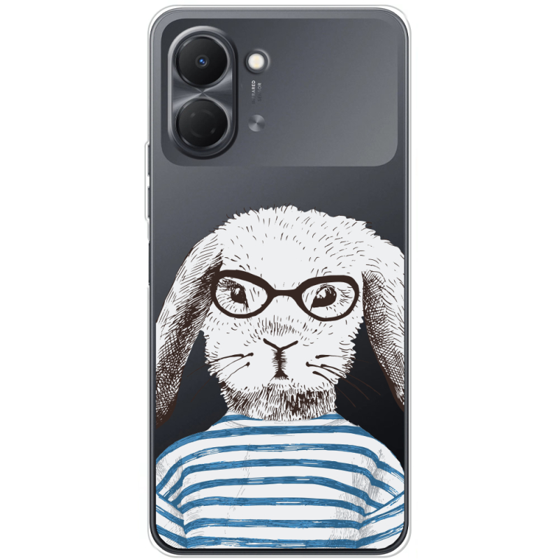 Прозорий чохол BoxFace Tecno Spark Go 3 MR. Rabbit