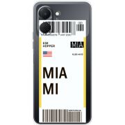 Прозорий чохол BoxFace Tecno Spark Go 3 Ticket Miami