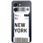 Прозорий чохол BoxFace Tecno Spark Go 3 Ticket New York