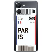 Прозорий чохол BoxFace Tecno Spark Go 3 Ticket Paris