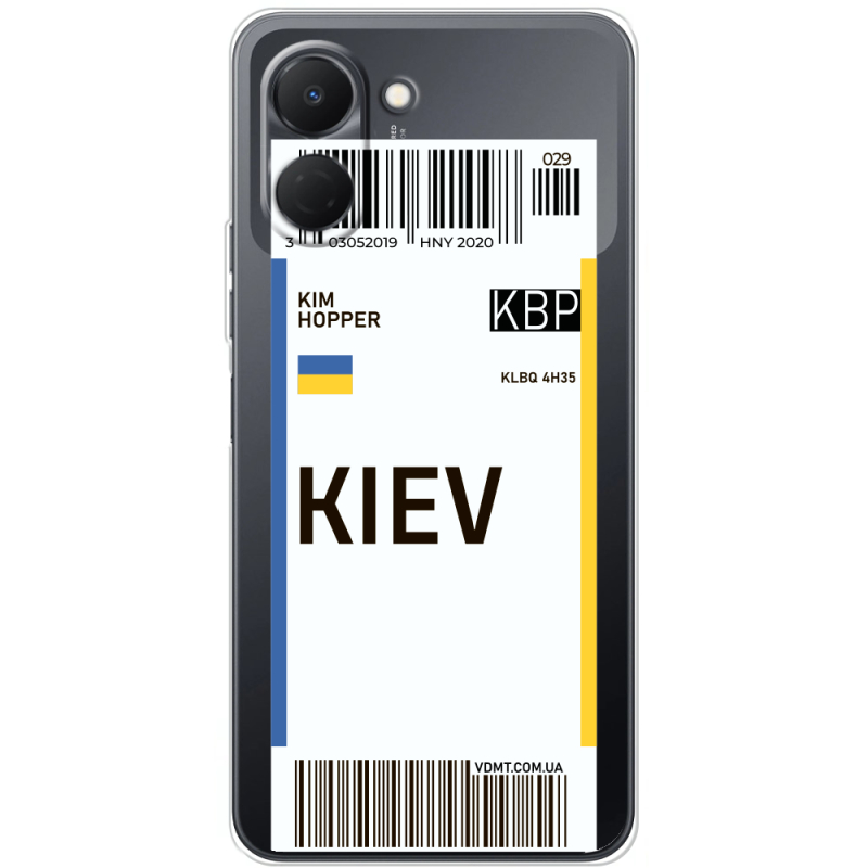 Прозорий чохол BoxFace Tecno Spark Go 3 Ticket Kiev