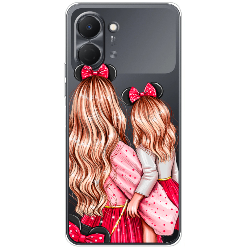Прозорий чохол BoxFace Tecno Spark Go 3 Mouse Girls