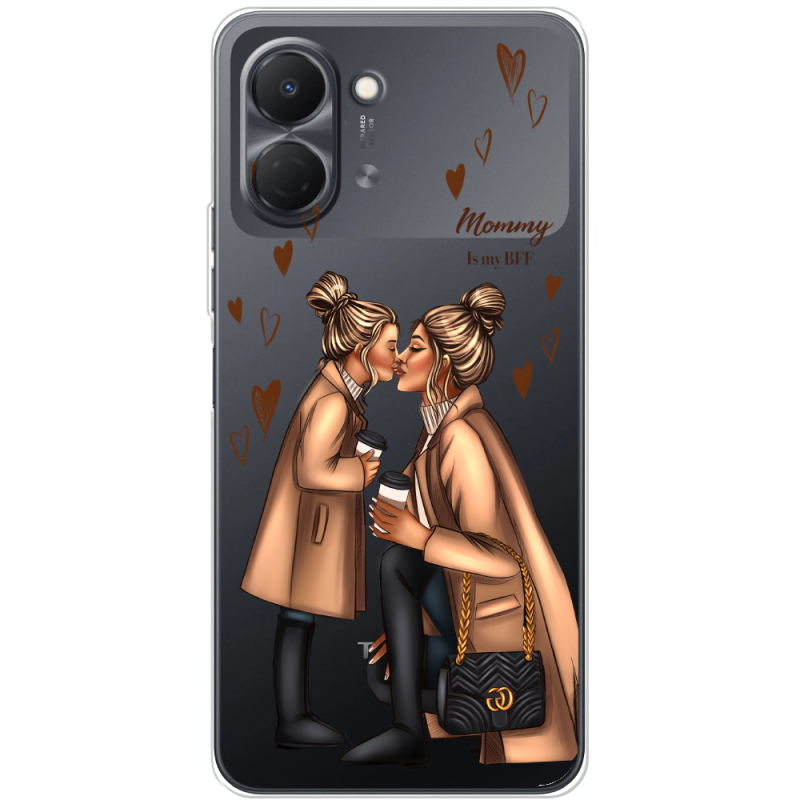 Прозорий чохол BoxFace Tecno Spark Go 3 Mommy Is My BFF