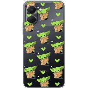 Прозорий чохол BoxFace Tecno Spark Go 3 Pattern Baby Yoda