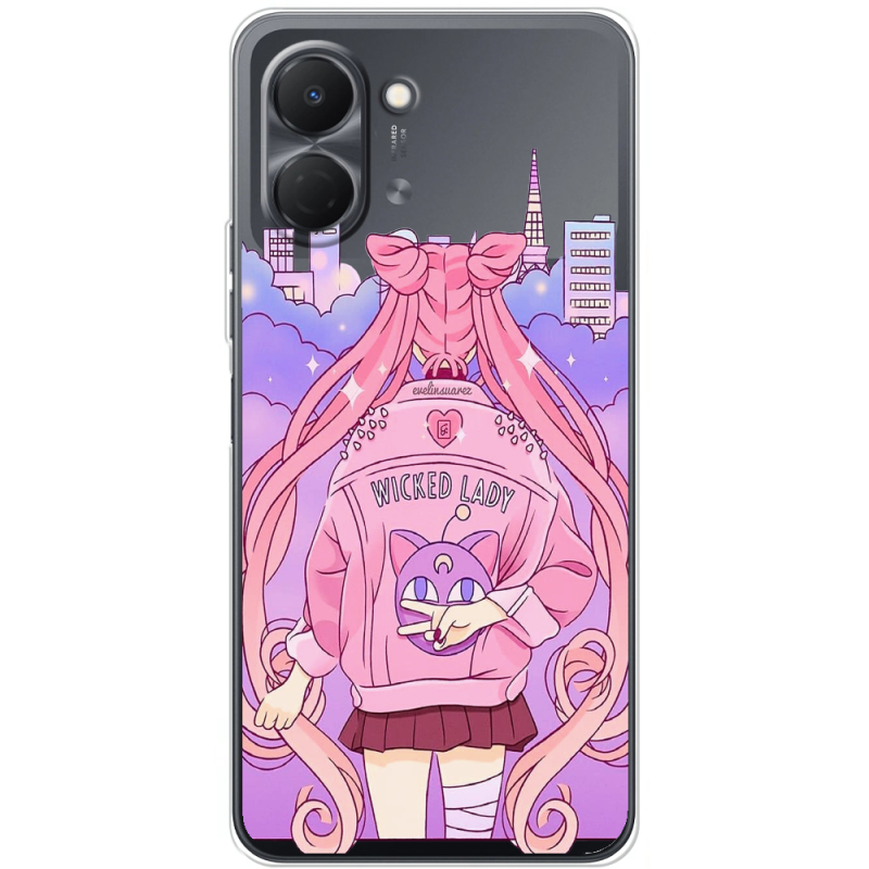 Прозорий чохол BoxFace Tecno Spark Go 3 Wiked Lady