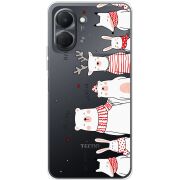 Прозорий чохол BoxFace Tecno Spark Go 3 The Friendly Beasts
