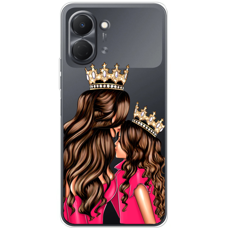 Прозорий чохол BoxFace Tecno Spark Go 3 Queen and Princess