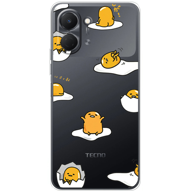 Прозорий чохол BoxFace Tecno Spark Go 3 Gudetama