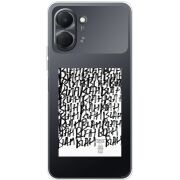 Прозорий чохол BoxFace Tecno Spark Go 3 Blah Blah