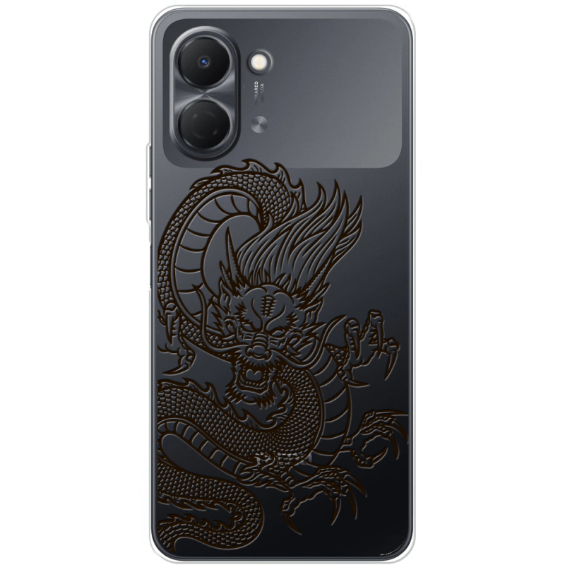 Прозорий чохол BoxFace Tecno Spark Go 3 Chinese Dragon