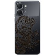 Прозорий чохол BoxFace Tecno Spark Go 3 Chinese Dragon