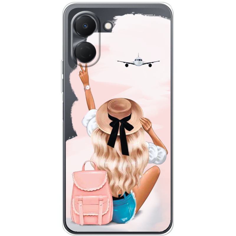 Прозорий чохол BoxFace Tecno Spark Go 3 Travel Girl