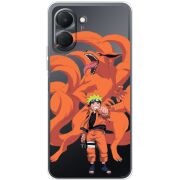 Прозорий чохол BoxFace Tecno Spark Go 3 Naruto and Kurama