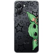 Прозорий чохол BoxFace Tecno Spark Go 3 Baby Yoda