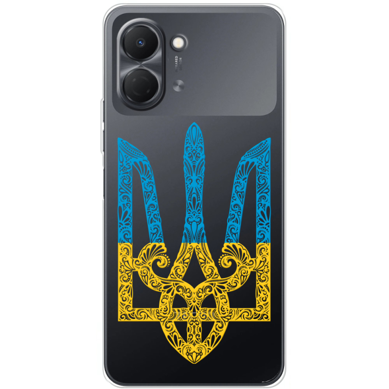 Прозорий чохол BoxFace Tecno Spark Go 3 Gold Trident