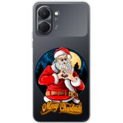 Прозорий чохол BoxFace Tecno Spark Go 3 Cool Santa