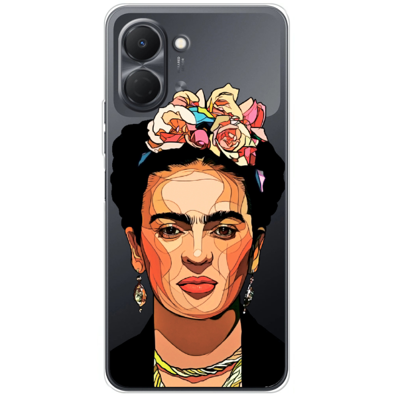 Прозорий чохол BoxFace Tecno Spark Go 3 Фрида Кало