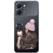 Прозорий чохол BoxFace Tecno Spark Go 3 love is in the air