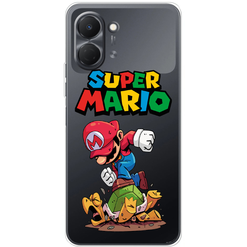 Прозорий чохол BoxFace Tecno Spark Go 3 Super Mario