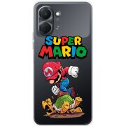 Прозорий чохол BoxFace Tecno Spark Go 3 Super Mario