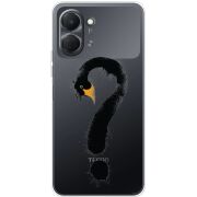 Прозорий чохол BoxFace Tecno Spark Go 3 Swan question