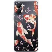 Прозорий чохол BoxFace Tecno Spark Go 3 Japanese Koi Fish