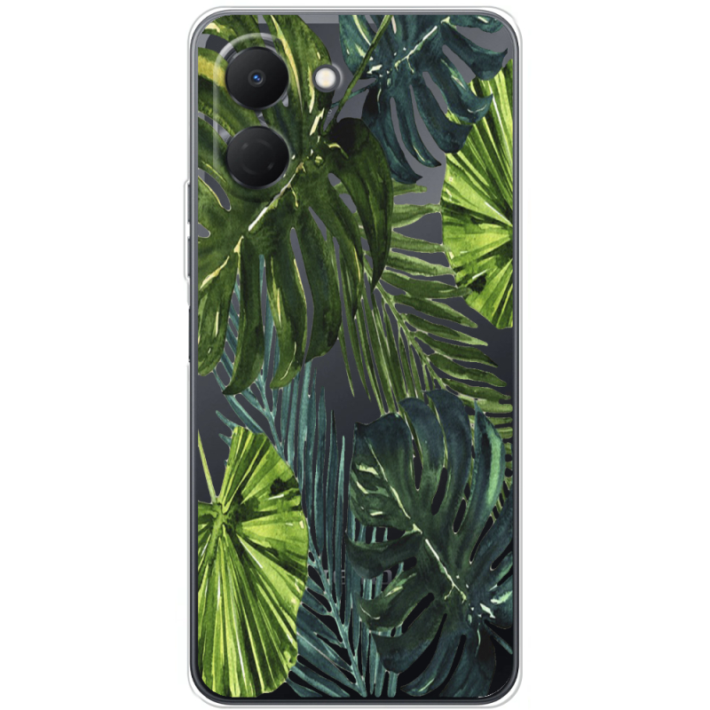 Прозорий чохол BoxFace Tecno Spark Go 3 Palm Tree