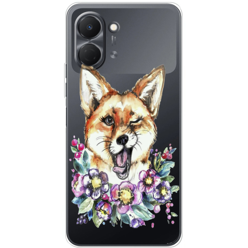 Прозорий чохол BoxFace Tecno Spark Go 3 Winking Fox