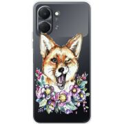 Прозорий чохол BoxFace Tecno Spark Go 3 Winking Fox