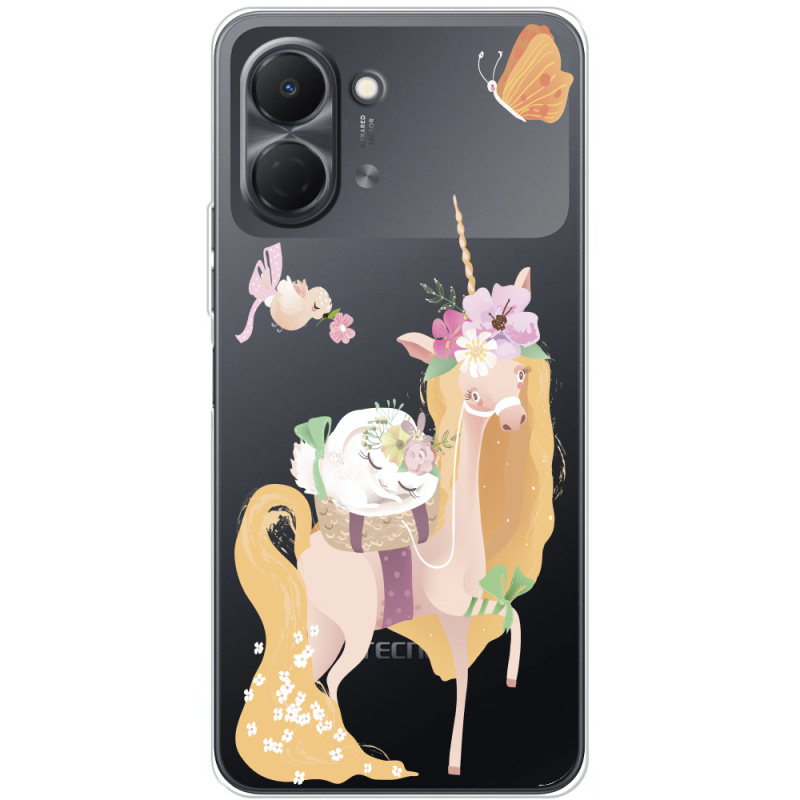 Прозорий чохол BoxFace Tecno Spark Go 3 Uni Blonde