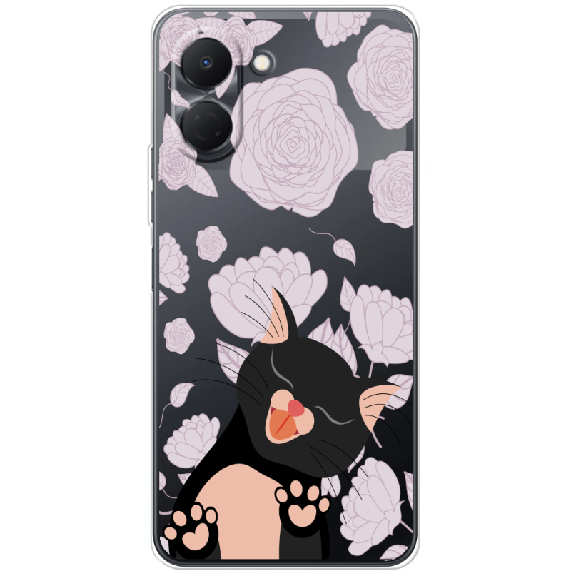 Прозорий чохол BoxFace Tecno Spark Go 3 Meow