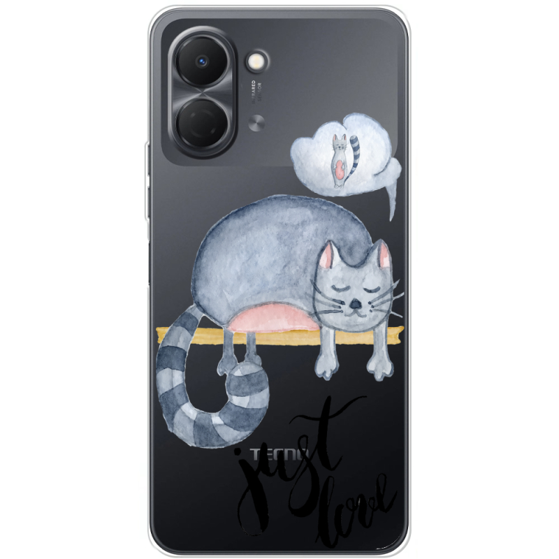 Прозорий чохол BoxFace Tecno Spark Go 3 Just Love